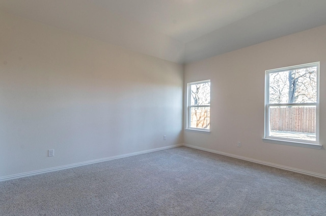 spare room with carpet flooring