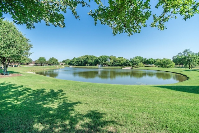 property view of water