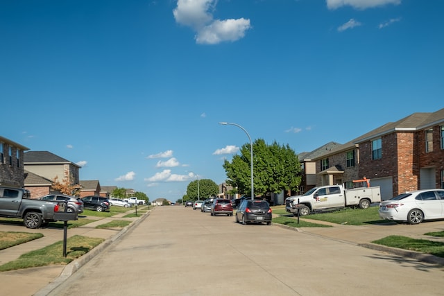 view of road