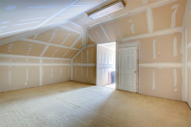 bonus room featuring lofted ceiling