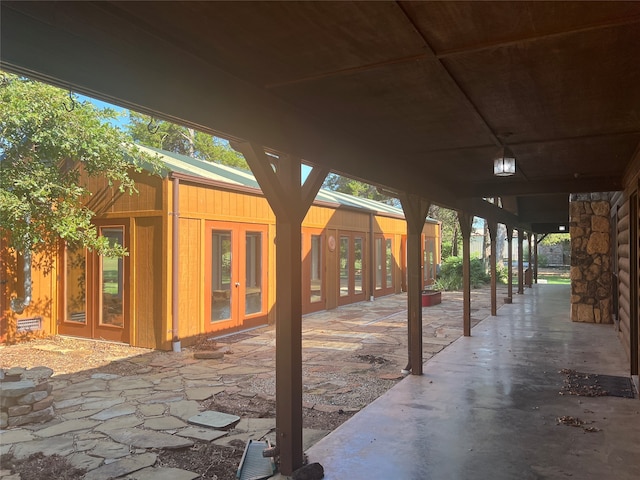 view of patio / terrace with french doors