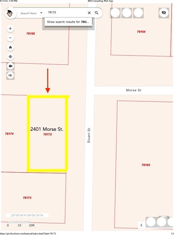 2401 Morse St, Greenville TX, 75401 land for sale