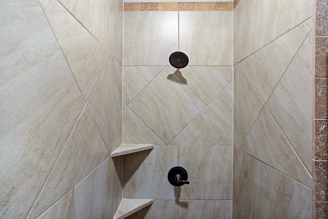 details featuring a tile shower