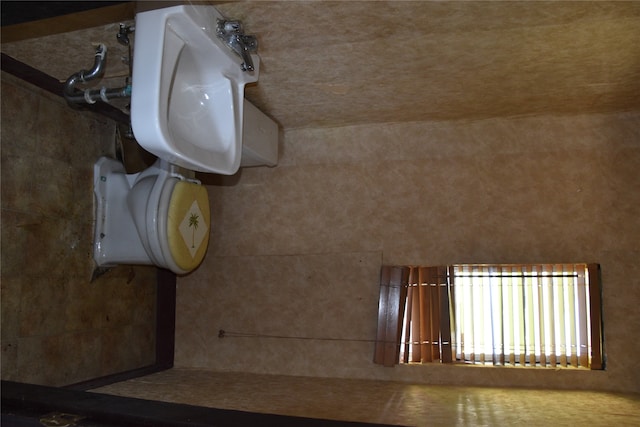 bathroom featuring toilet