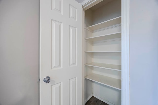 view of closet