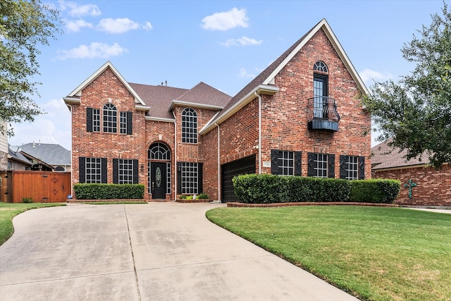 front of property with a front yard