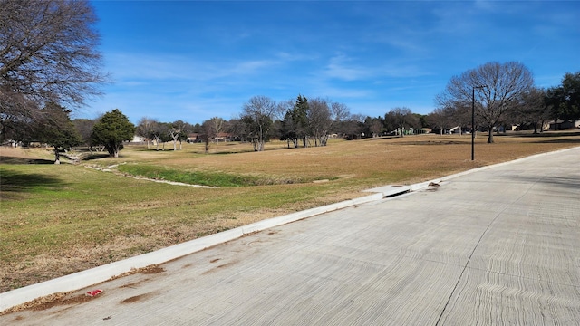 view of road