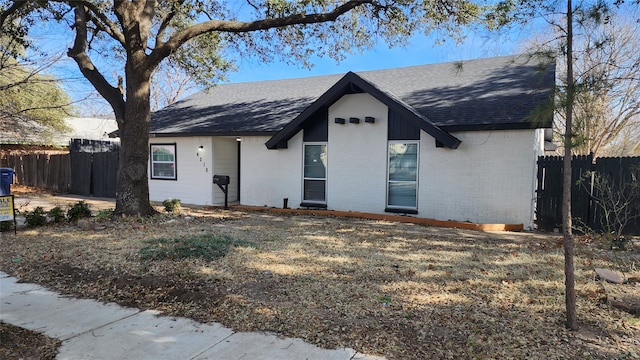 view of ranch-style home