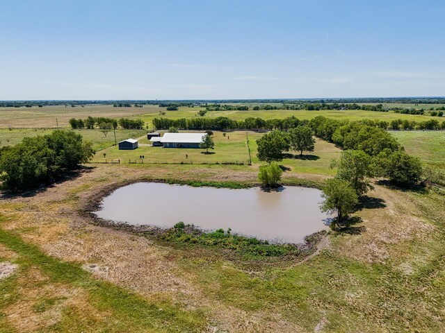 aerial view featuring a rural view