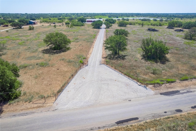 bird's eye view featuring a rural view