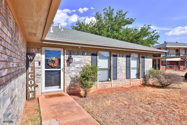 view of entrance to property