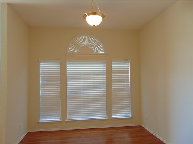 interior space featuring wood-type flooring