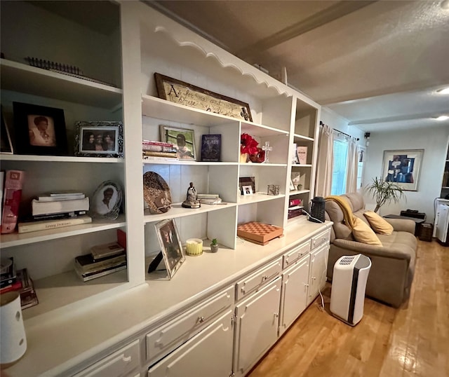 interior space featuring light hardwood / wood-style flooring