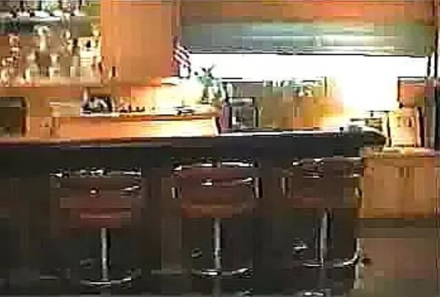 view of bar