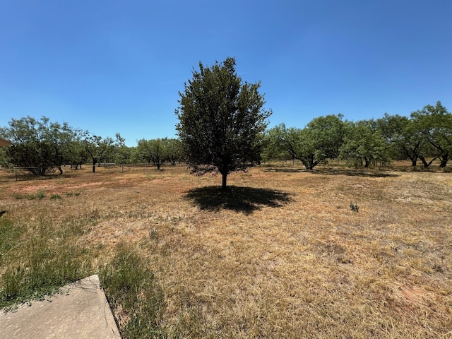 view of landscape with a rural view