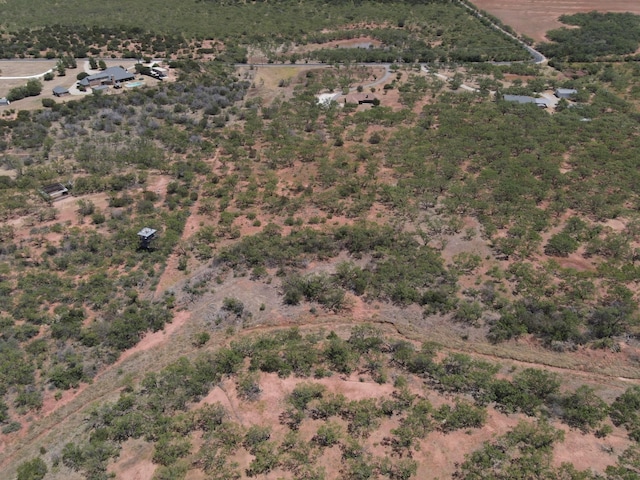 aerial view featuring a rural view