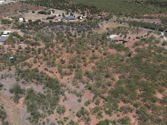 aerial view featuring a rural view