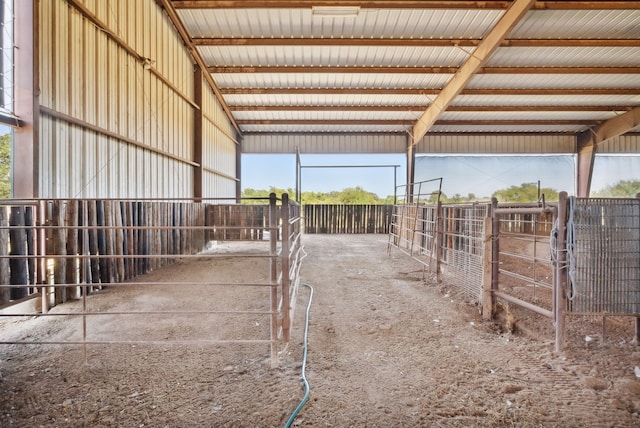 view of stable