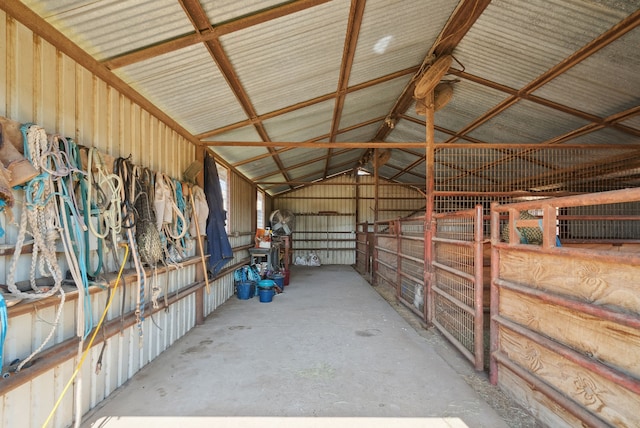 view of stable