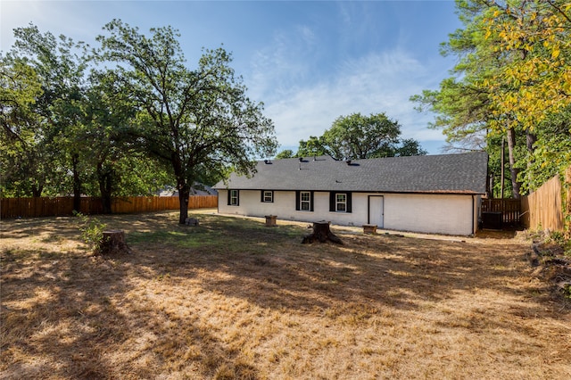 view of back of property