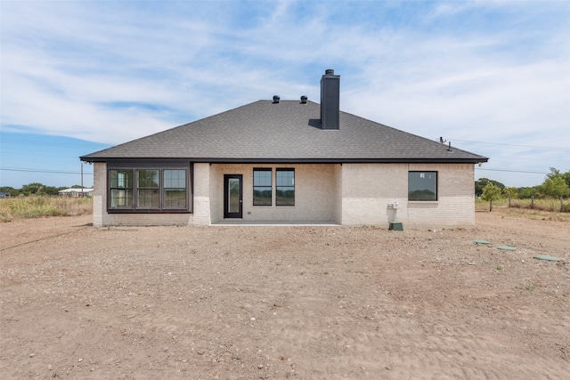 view of rear view of property