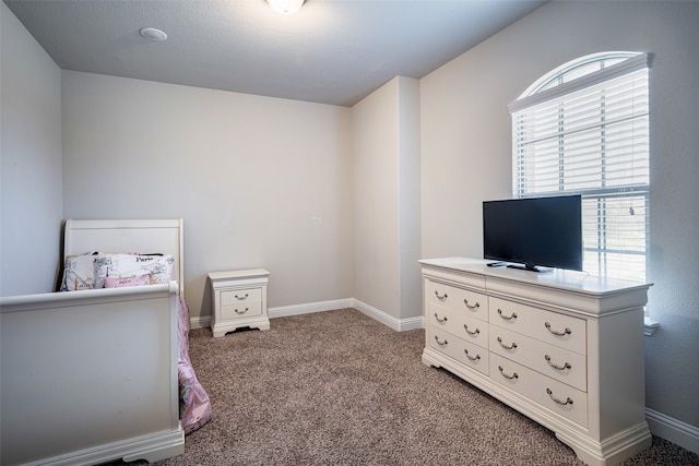 bedroom featuring carpet floors