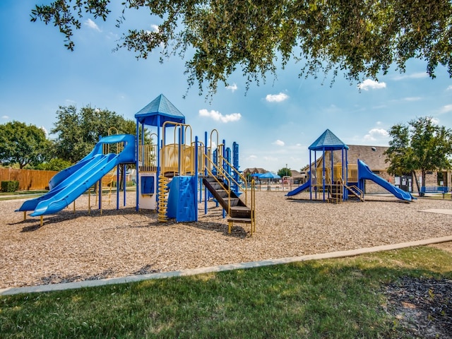 view of jungle gym