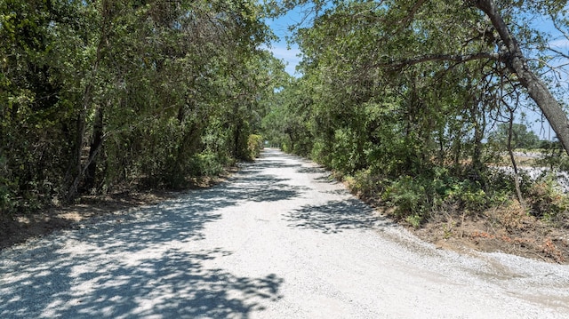 view of road