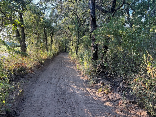 view of road