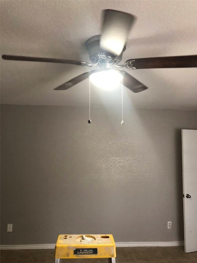 details featuring ceiling fan