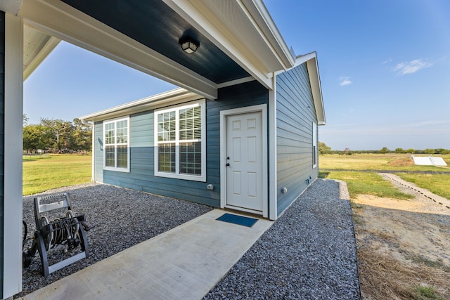 view of entrance to property