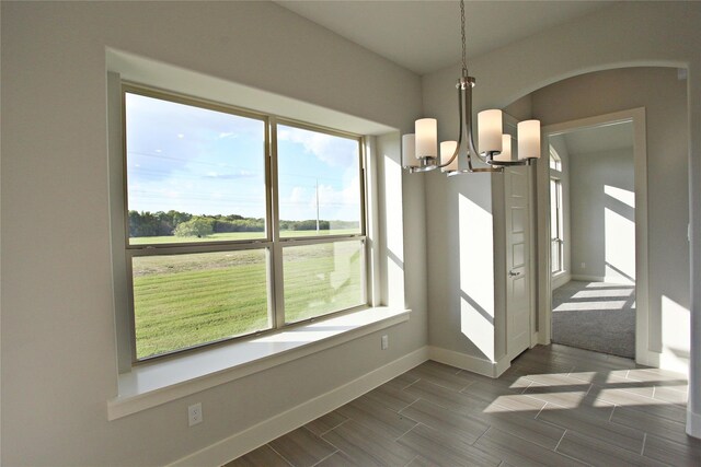 168 Falcon Point Dr, Heath, TX 75032 - dining area with a chandelier