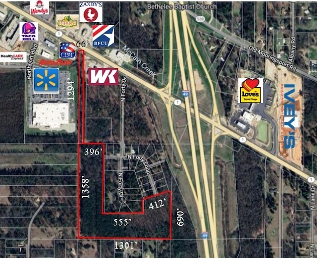 5633 N Market, Shreveport LA, 71107 land for sale