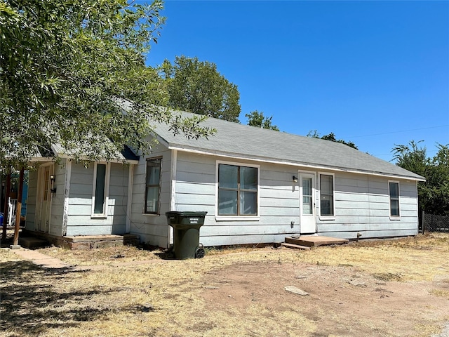 view of front of home