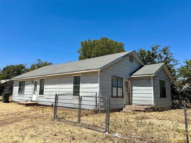 view of ranch-style home