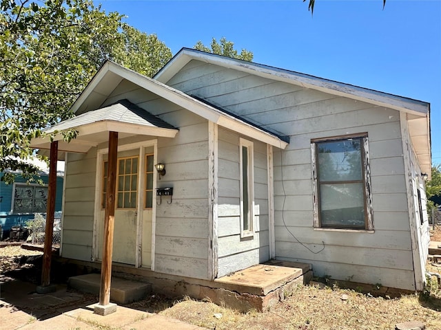 view of side of property