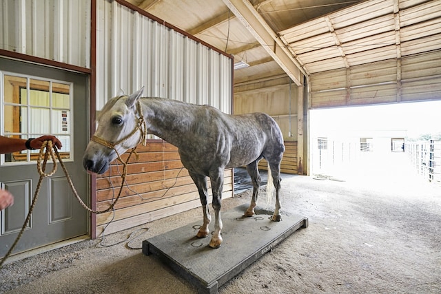 view of stable