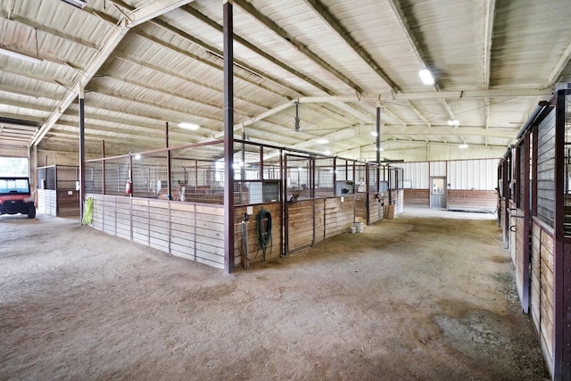 view of stable