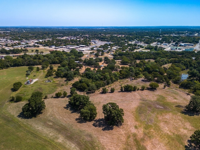 drone / aerial view with a rural view