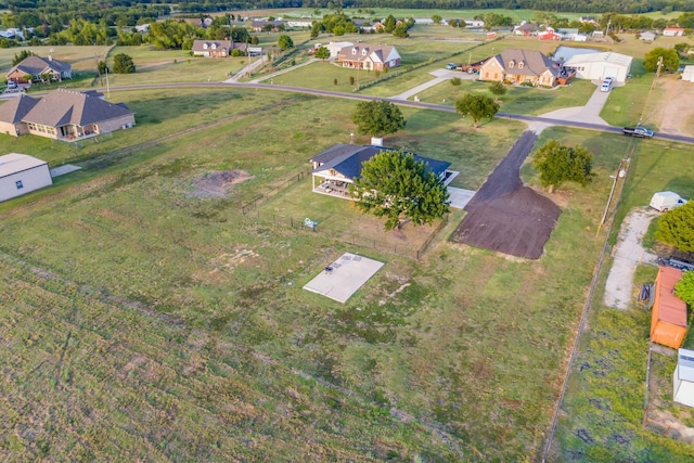 bird's eye view featuring a residential view