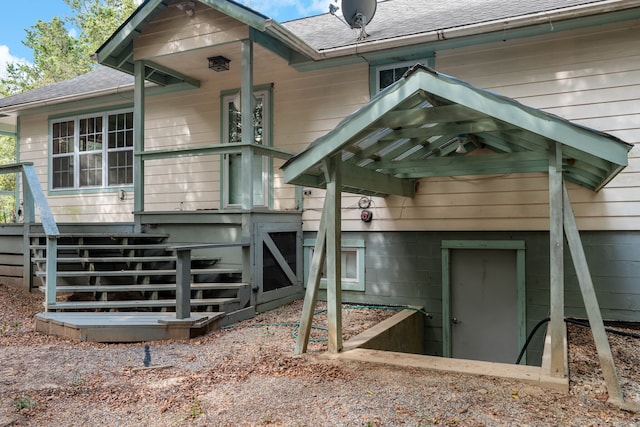 view of rear view of house