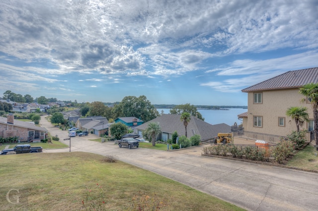 property view of water