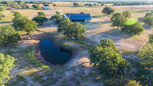 drone / aerial view featuring a rural view