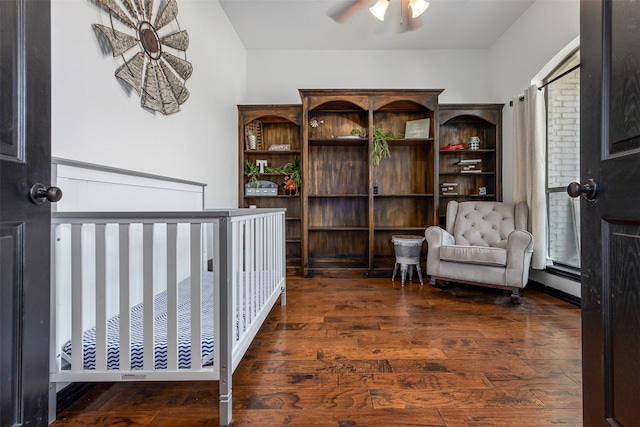 interior space featuring dark hardwood / wood-style flooring