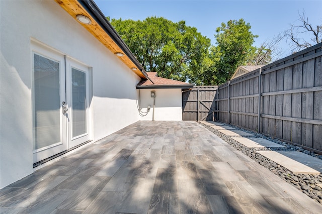 view of patio