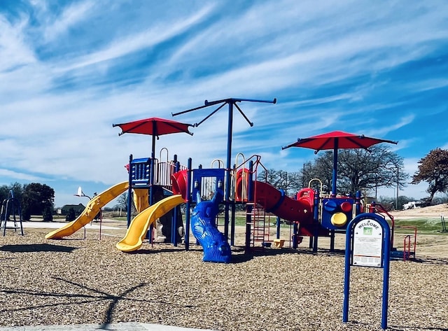 view of jungle gym