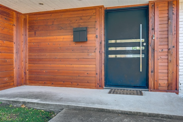 view of entrance to property