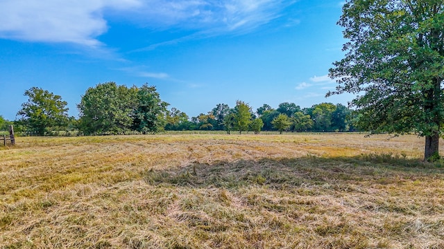 exterior space featuring a rural view