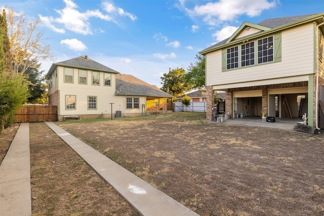 view of back of property