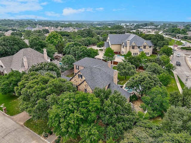 birds eye view of property featuring a residential view